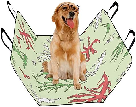 מותאם אישית אצות מים ביו מזון ירוק ים הדפסת רכב מושב מכסה לכלבים עמיד למים החלקה עמיד רך לחיות