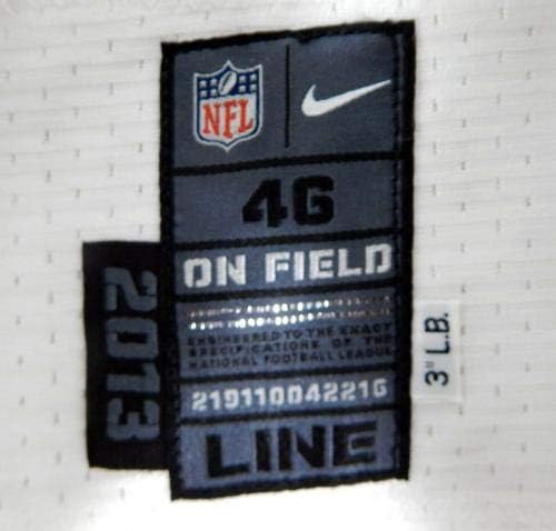 2013 ניו אורלינס סיינטס לורנס וירג'יל 76 משחק הונפק ג'רזי לבן NOS0146 - משחק NFL לא חתום משומש