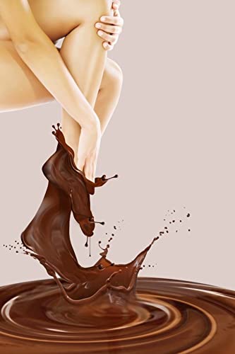 אבקת שעווה להסרת שיער שוקולד אורגני לנשים וגברים המתאימה לכל סוגי העור על ידי פרינזאס הקוסמטיקה בעבודת
