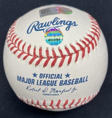 חורחה פוסדה חתמה על לוגו פרישה בייסבול שטיינר ספורט MLB HOLO - כדורי חתימה