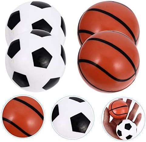 כדורי ABOOFAN 8 יחידות סמ מיני חומרי כדורסל מיני קרנבל ספורט קרנבל להירגע לצעצועים קטנים הקלה לילדים